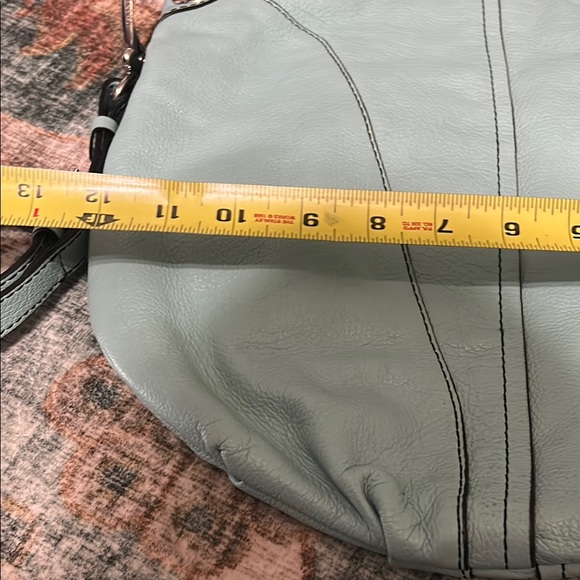 Stylish Blue Leather Bag - Picture 6 of 6